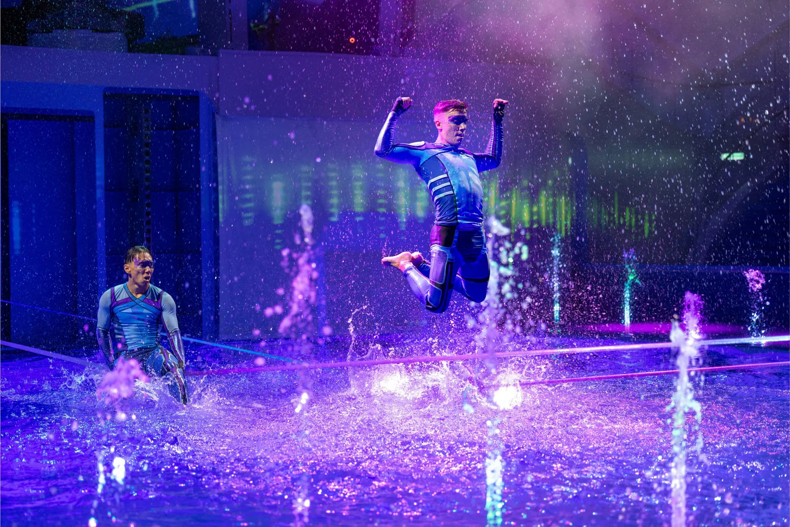 AquaTheater performers on Star of the Seas